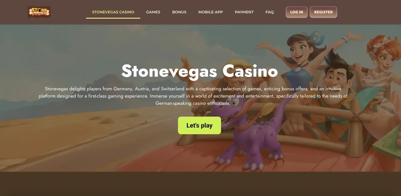 Stone Vegas Casino interface